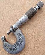 Moore & Wright 0 - 0.5" Micrometer No 925 Vintage Made In Sheffield Working