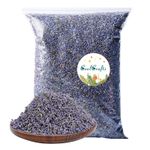 CoolCrafts Dried Lavender Flowers, Dry Lavender Buds Bulk  1/2 Pound