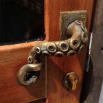 Octopus Door Handle Punk Retro Tentacle Door Knob Handle Knocker Decor