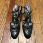 Vintage 1960s Andrew Geller Embossed Snakeskin Kitten Heels