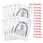 Dental Orthodontic Super Elastic NITI Rectangular Arch Wires Ovoid Form UK