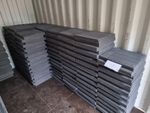 211 x INTERFACE US LIMA SPECIAL GREY STRIPED CARPET TILES £1.20 EACH INCL VAT