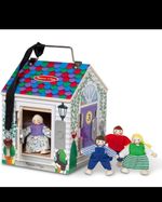 Melissa & Doug 12505 Wooden Doorbell House STEM Montessori learning toys 3+