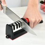 4 Stages Knife Sharpening Kitchen Blade Tool Sharp Professional Knife Sharpener