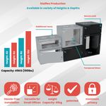 Stalflex - 19" 4U 6U 9U 12U Network Rack Cabinet Wall Mounted Comms Server LAN