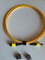 Fiber Optic Patch Cord F-MTP/APC to F-MTP/APC 12f  2.5m 3mm Type A Yellow (WH2