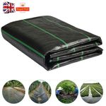 50M Long Heavy Duty Weed Control Fabric Landscape Membrane Ground Cover Woven UK