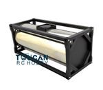 Oil Tank RC 20ft Metal DIY for Trailer Truck Tractor Tamiye TOUCANRC 1/14 Scale