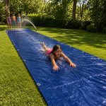 Heavy Duty Slip N Slide Water Mat Tarpaulin Outdoor Garden Summer Fun Slide