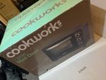 Cookworks 20L Mini Oven 1380W Black, 60 min Timer, Adjustable Temp Control