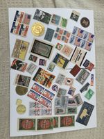 Approx 110 stamps /labels all in very good condition some early types