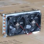 Miniature Evaporator Air-Cooled Condenser Copper Tube Finned Heat Exchanger