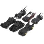 Set of 6 Batman Batmobile  1:64 Scale Toy Car Model Vehicle Metal
