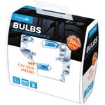 2 x H7 Ultra Power Bright 5000k Xenon Gas White Headlight Bulbs Brighter Nights