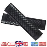 2x Leather Car Seat Belt Shoulder Pad Cover Cushion Harness Safety Driving UK