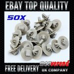 50x for Vauxhall Vivaro/Renault Trafic Side Door Moulding Side Trim Panel Clips