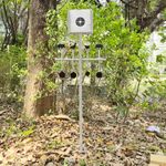 Airgun Spinner Target Holder with 20 Paper Targets for .177 .22 Caliber Shooting