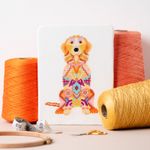 Mandala Dog Cross Stitch Pattern by Meloca Designs