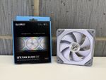 Lian Li UNI FAN SL-120 White ARGB PWM Daisy Chain 120mm Fan - UF-SL120-1W