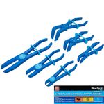 BlueSpot 6pc Plastic Hose Clamp Pliers Set 155 to 255mm Automotive Workshop Tool