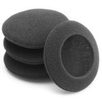 Pack of Replacement Foam Sponge Ear Pads For Headphones x 4 - 35mm