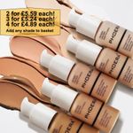 Phoera Foundation, Full Coverage Matte, Oil Control, 24Hr Waterproof & Blendable