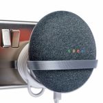 Plug Mount for Google Home Mini, Wall Mount Bracket Holder Tiny Silver P3D-Lab®