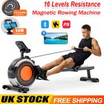 Magnetic Rowing Machine Rower with LCD Monitor Home Gym Fitness Cardio Workout