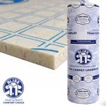 Bliss 11mm Superior Carpet Underlay 110kg High Density PE Film - Woven Crepe Top