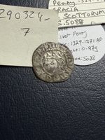Hammered Scotland Coin Of David II, Silver Penny Spink 5088