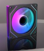 PC Case Cooling RGB Fans Symbiote Nova Black ARGB - 4PIN 120mm 12V Super Silent