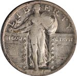 1921 Standing Liberty Quarter Nice F Key Date Nice Eye Appeal Nice Strike