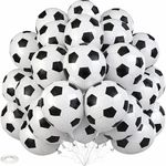 50 Soccer Printed Football Balloons Match Party ThickLatex Birthday Balonn UK2..