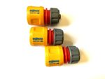 Hozelock Quick Release Garden Hose Pipe Water Stop Connector Fitting Free P&P x3