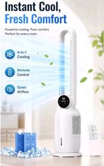 Air Cooler 4in1 Evaporative Humidifier Cooler  Tower Fan Air Cooler Fan Purifier