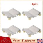 4PCS Car Tyre Skate Wheel Dolly 1500LB Heavy Duty Vehicle Positioning Trolley UK
