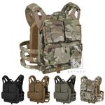 KRYDEX 2.0 Plate Carrier Jump Vest and Tactical Zip-on Back Pack Bag Panel