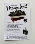 Banksy / Dismaland Dream Boat Charity Poster Limited Edition