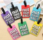 Luggage Tags Travel Holiday "NOT YOUR BAG" Baggage Labels Name Address Suitcase