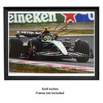 Lewis Hamilton Hand Signed Iconic F1 Mercedes 12x8" Photo - PSA Approved & COA