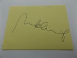 5" x 3.5" AUTOGRAPH BOOK PAGE SIGNED BY MICK GRANT - MOTORCYCLE RACER