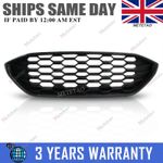 For Ford Puma 2019-2024 ST Line Front Bumper Main Grill Upper Grille Black UK