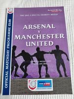 1999 Charity Shield Programme Arsenal v Manchester United