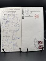 Scotland v Wales 1979 Hand Signed by Both Squads x 36 -From Collectors Estate