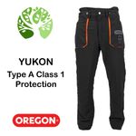 Oregon Yukon Type A Class 1 Chainsaw Trousers. Sizes M-2XL other sizes available