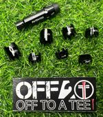 ALL - FIT Universal Driver Shaft Adapter / 7 Piece Kit / Collars & Screws 0.335