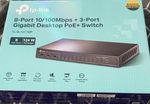 TP  link tl-sl1311mp(un) 8port POE desktop gigabit Poe+switch  124W