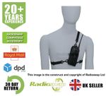 CORDURA BODY HARNESS & CARRY CASE FITS KENWOOD TK3501 TK3701 TWO WAY RADIO