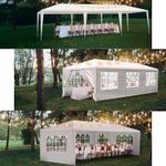 3x9M Heavy Duty Gazebo Marquee Canopy Waterproof Garden Patio Party Tent 3 Style