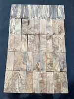 SPALTED ALDER tool handle / scales / carving block 48-55mm thickness
